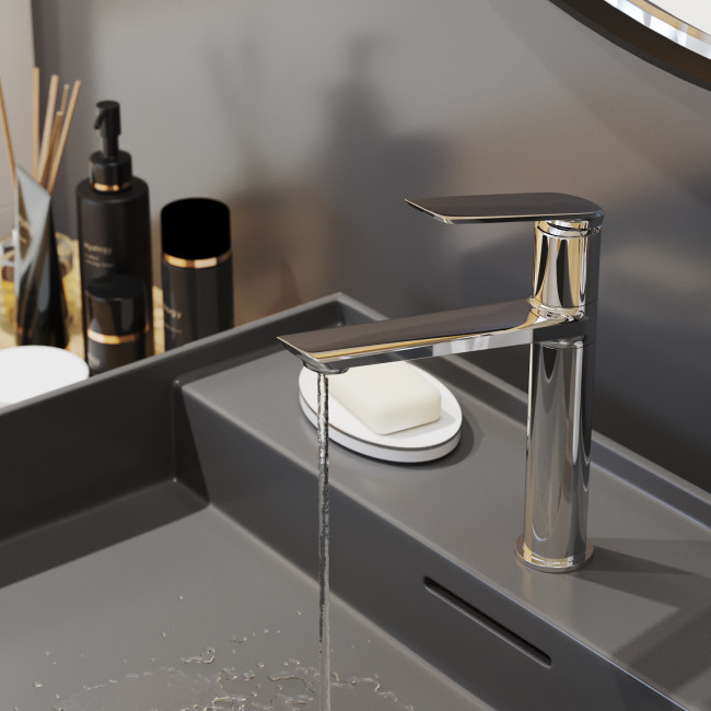 Смеситель для раковины 35k MIXLINE ML25-042 "Real" высокий излив (550756) Смеситель для раковины 35k MIXLINE ML25-042 "Real" высокий излив (550756)