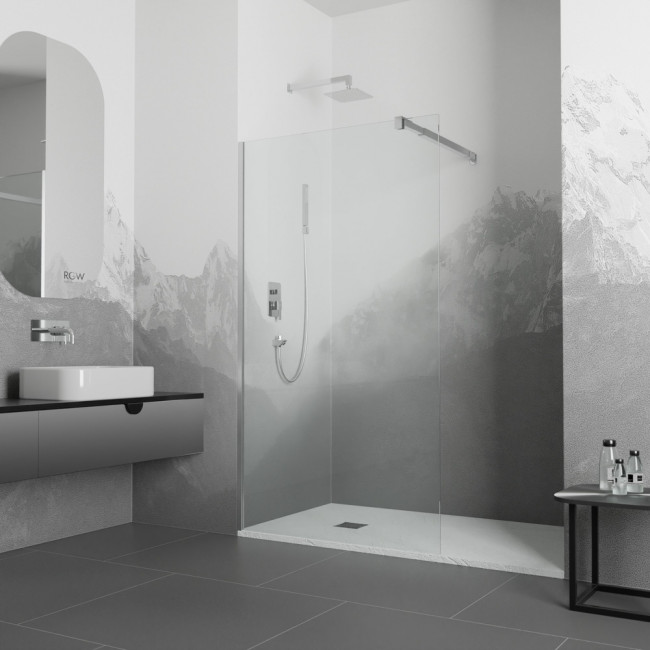 Перегородка для душа RGW WA-001 900 мм Хром/Прозрачное