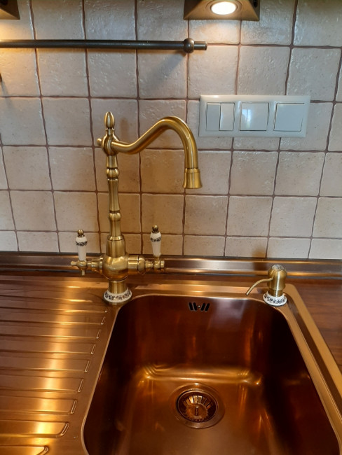 Смеситель для кухни ZorG ZR 336 YF-50 BR