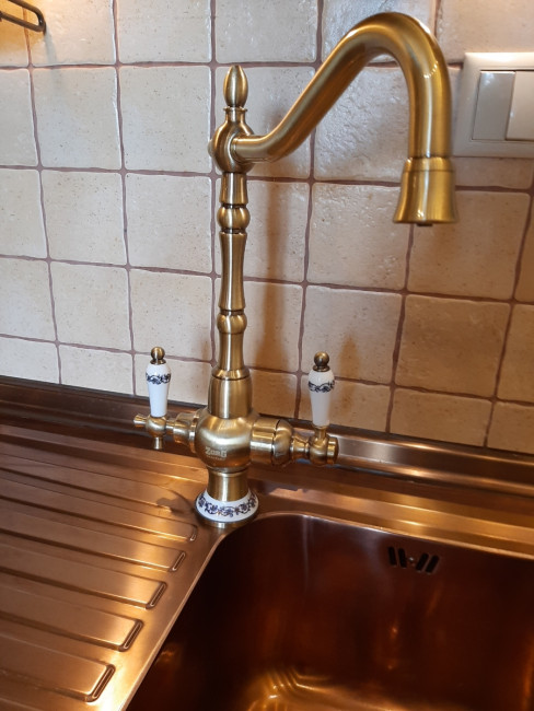 Смеситель для кухни ZorG ZR 336 YF-50 BR