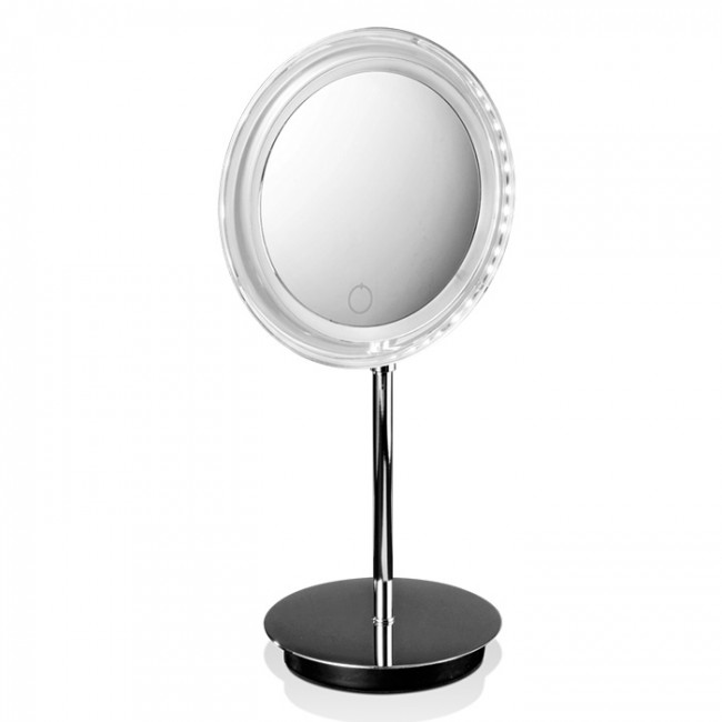 Decor Walther BS 15 Touch Косметическое зеркало 20xh38см, настольное, увел. 5x, сенсорный вкл., подсветка LED, цвет: хром Decor Walther BS 15 Touch Косметическое зеркало 20xh38см, настольное, увел. 5x, сенсорный вкл., подсветка LED, цвет: хром