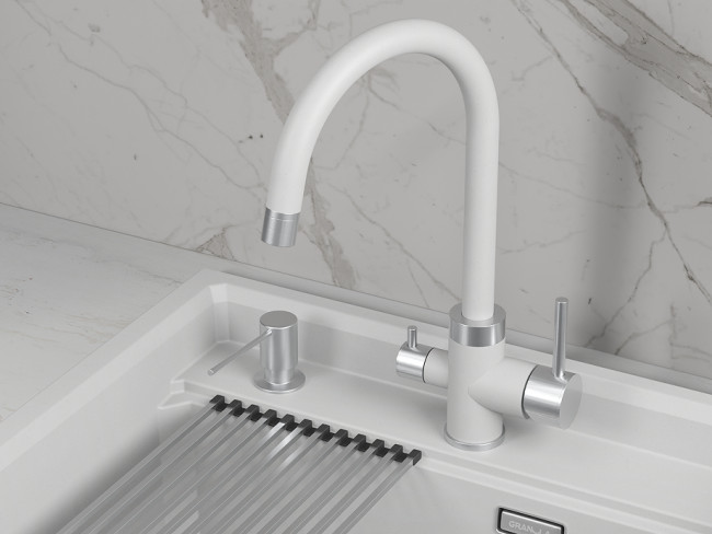 Смеситель для кухни GRANULA (5169, АРКТИК (БЕЛЫЙ)) Смеситель для кухни GRANULA (5169, АРКТИК (БЕЛЫЙ))