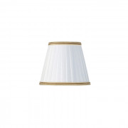 TW 14, абажур для светильника E14, цвет: белый/золотым кантом