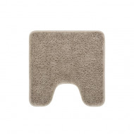 Коврик для ванной комнаты с вырезом, 50х50, микрофибра, светло-коричневый, IDDIS, BTLT07Mi12