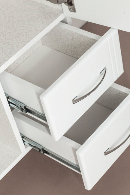 Тумба с раковиной Style Line Эко Стандарт 10/2 (2 ящ.) под умывальник Байкал 61 Тумба с раковиной Style Line Эко Стандарт 10/2 (2 ящ.) под умывальник Байкал 61