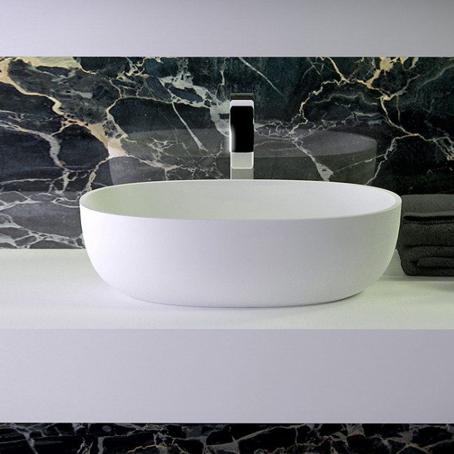 KNIEF Prime Раковина 53х35х90 см, без отв., цвет: белый матовый