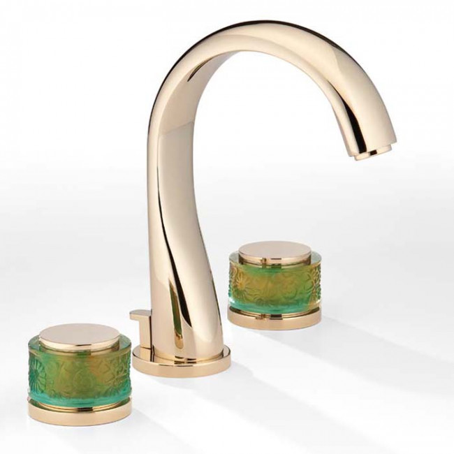 THG Island Смеситель для раковины на 3 отверстия, с донным клапаном, цвет: Soft gold THG Island Смеситель для раковины на 3 отверстия, с донным клапаном, цвет: Soft gold