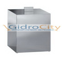 Корзина дмусора с крышкой Box metal хром Windisch 89139CR