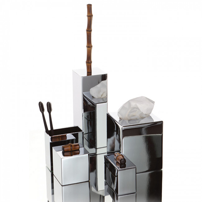 Bertocci Guccio Стакан, настольный, 6хh12х6см., цвет: хром