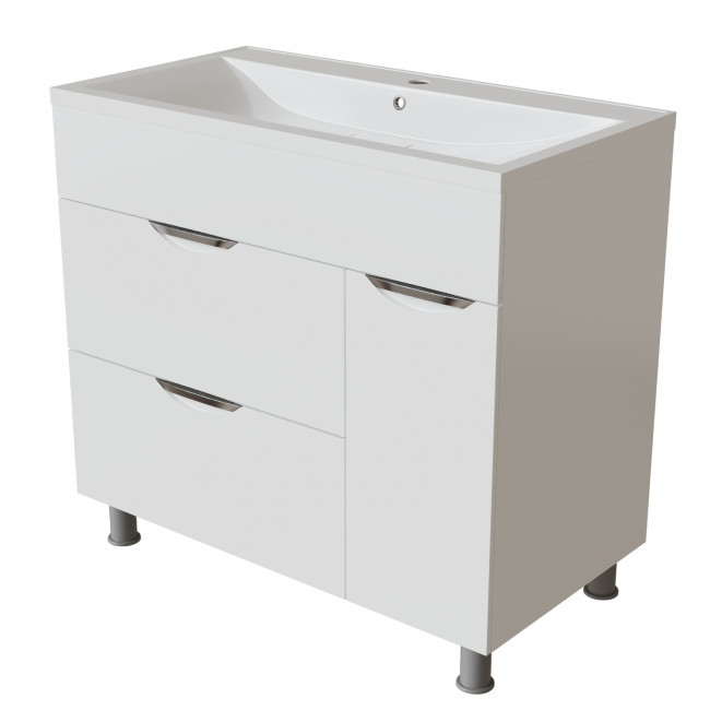 Тумба для ванной MIXLINE "ЭТЬЕН-90" с бельевой корзиной под ум.Нелли-90 (553916) Тумба для ванной MIXLINE "ЭТЬЕН-90" с бельевой корзиной под ум.Нелли-90 (553916)