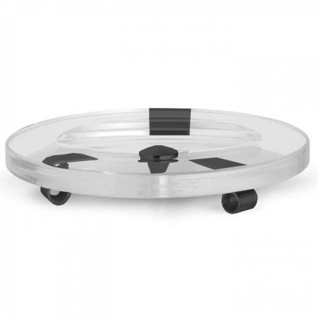 Bertocci Cinquecento Мыльница настольная, цвет: прозрачное стекло/черный матовый Bertocci Cinquecento Мыльница настольная, цвет: прозрачное стекло/черный матовый