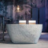 Antonio Lupi Solidea Ванна отдельностоящая 190х130х50 см из натурального камня, цвет: Marmo Carrara