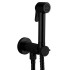 Bossini E37007B.073 Paloma Гигиенический душ с прогрессивным смесителем, лейка металлическая, шланг 125см., цвет: черный матовый