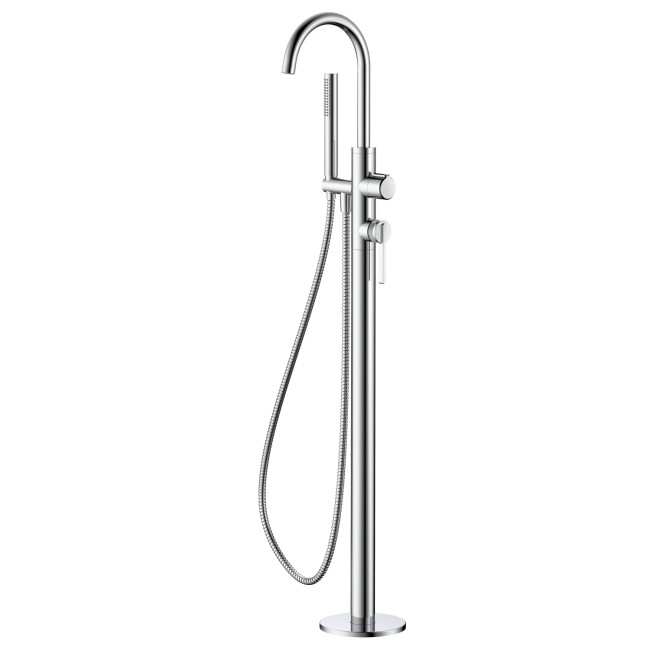Напольный смеситель для ванны с душем DQ Bonn хром (DA1706001)