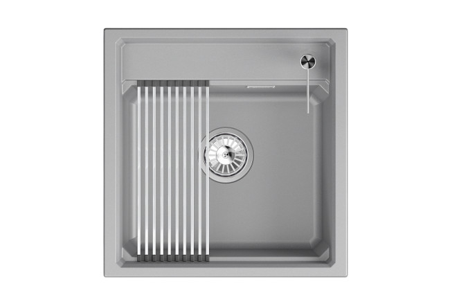 Кухонная мойка GRANULA кварц (5002i, АЛЮМИНИУМ) Кухонная мойка GRANULA кварц (5002i, АЛЮМИНИУМ)