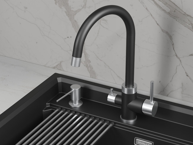 Смеситель для кухни GRANULA (5169, ТУРМАЛИН) Смеситель для кухни GRANULA (5169, ТУРМАЛИН)