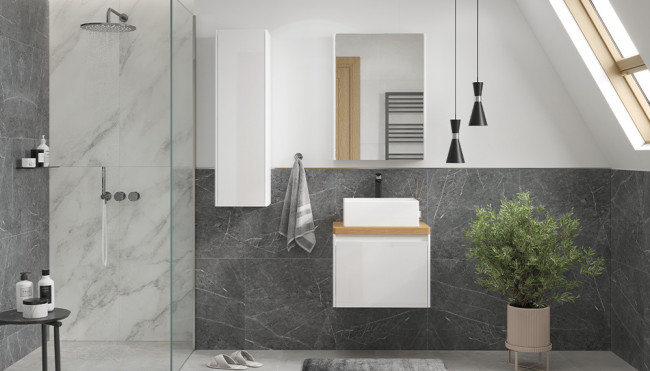 Столешница Velvex Klaufs 600 без отверстий, Invisible Line (st.KLA.60 дуб французский)