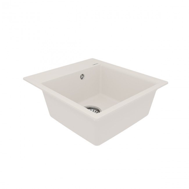 Кухонная мойка Lemark HANKA 450 врезная прямоугольная из кварцгранита цвет: Жасмин  (9910010)