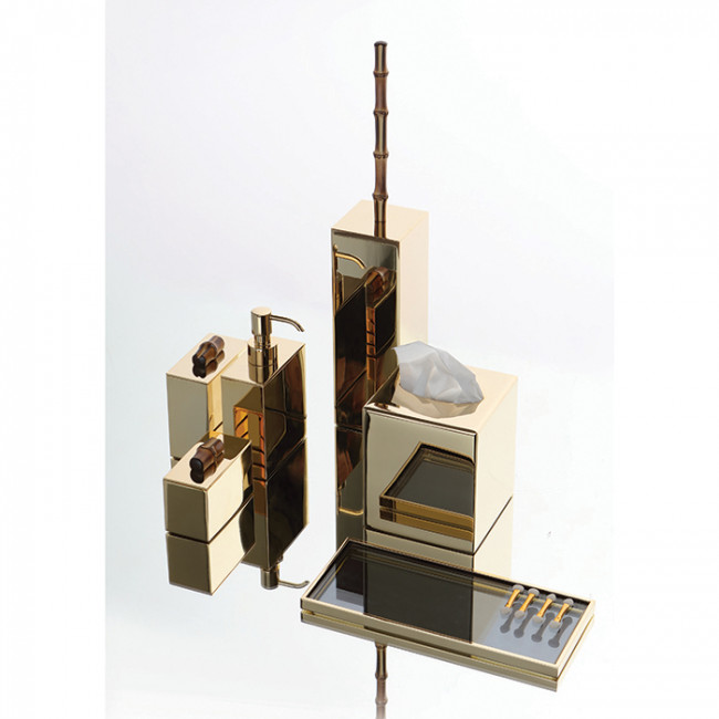 Bertocci Guccio Контейнер с крышкой 15хh17х15см., цвет: золото