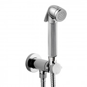 Bossini Nikita Гигиенический душ с прогрессивным смесителем, лейка металлическая, шланг металлический, цвет: хром