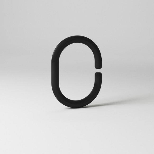 Набор колец для шторы в ванную комнату цвет черный IDDIS (RID013P) Набор колец для шторы в ванную комнату цвет черный IDDIS (RID013P)