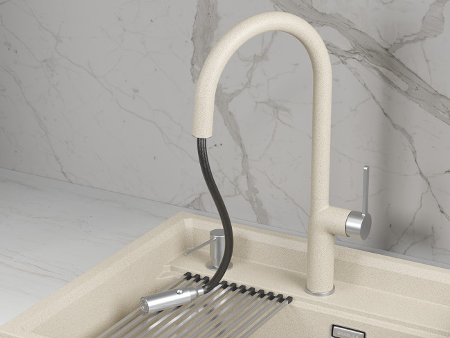 Смеситель для кухни GRANULA (9010, ПИРИТ) Смеситель для кухни GRANULA (9010, ПИРИТ)