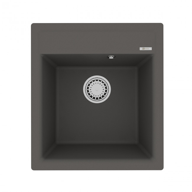 Кухонная мойка Lemark HANKA 450 врезная прямоугольная из кварцгранита цвет: Серый шёлк (9910011) Кухонная мойка Lemark HANKA 450 врезная прямоугольная из кварцгранита цвет: Серый шёлк (9910011)