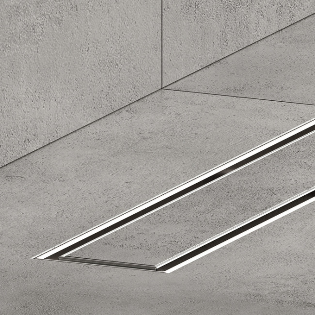 Лоток душевой IDDIS Perfex, сифон 360, комбинированный затвор, двухсторонняя решетка, 700мм, хром (975B7SB00DZ)