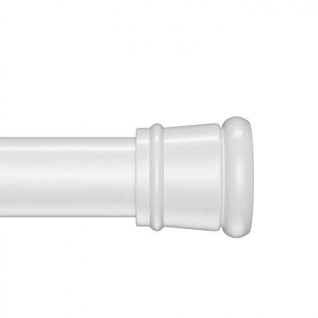 Карниз для ванной комнаты IDDIS Elegante 110-200 см, белый матовый (SRW0120i14)