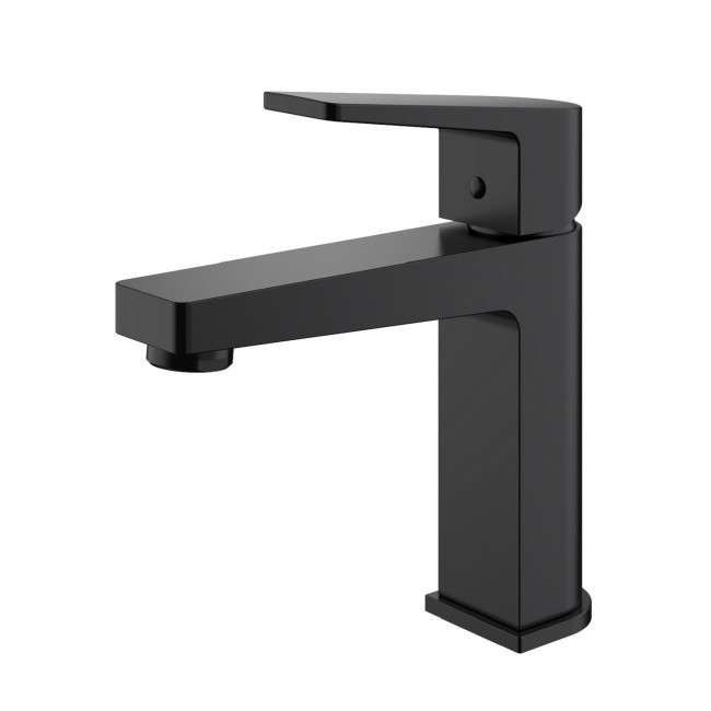 Смеситель Splenka для раковины монолитный, черный (S02.10.06) Смеситель Splenka для раковины монолитный, черный (S02.10.06)