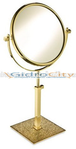 Зеркало настольное d.185 Starlight square хром+хрусталь SW  Windisch 99535CR 7XOP