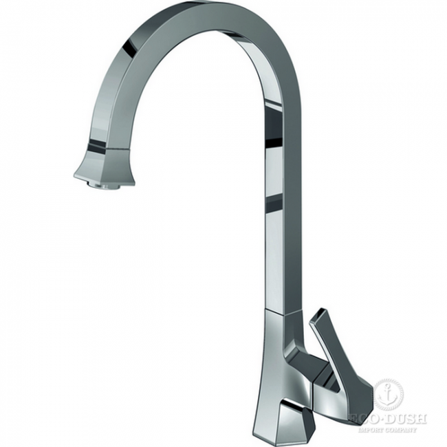 CISAL Кухонные смесители Смеситель однорычажный на 1 отверстие для кухни,с поворотным изливом 199 мм, цвет: хром CISAL Кухонные смесители Смеситель однорычажный на 1 отверстие для кухни,с поворотным изливом 199 мм, цвет: хром