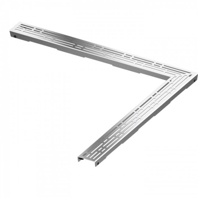 TECE Решетка "basic" , 900х900 мм, угловая, нержавеющая сталь, полированная 610910