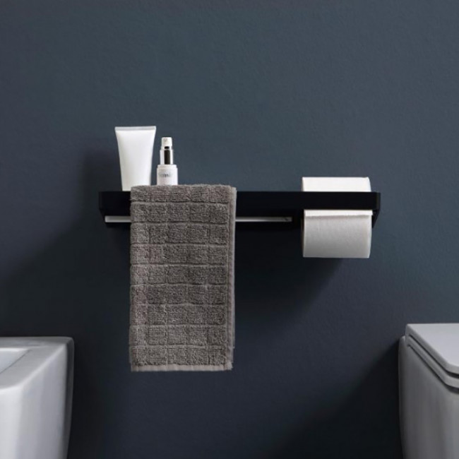 Bertocci Fly Держатель для аксессуаров / полотенцедержатель 21x8xh2.5см, подвесной, цвет: белый матовый