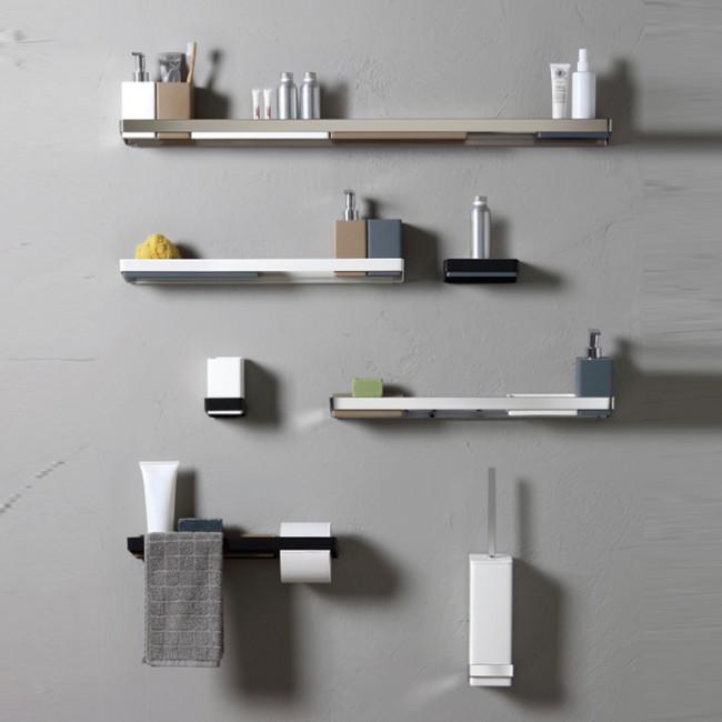 Bertocci Fly Держатель для аксессуаров / полотенцедержатель 21x8xh2.5см, подвесной, цвет: белый матовый