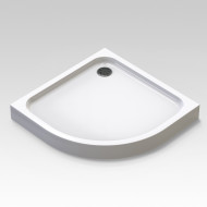 Душевой поддон Veconi Tezeo acrylic TZ-01, 900x900x140, акрил, белый