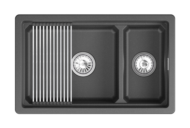 Кухонная мойка GRANULA кварц (7304iU, ЧЁРНЫЙ) Кухонная мойка GRANULA кварц (7304iU, ЧЁРНЫЙ)