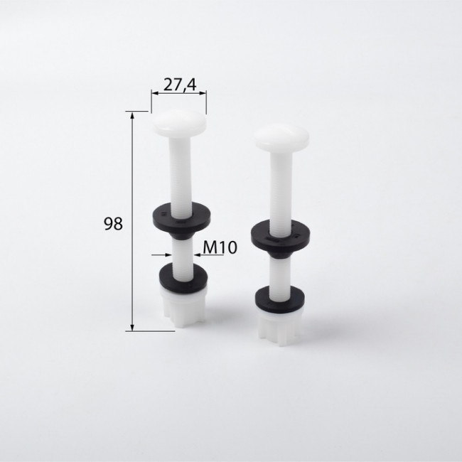 Комплект крепления бачка к унитазу IDDIS Optima Home 2 шт, M10x98 (907M10982SK)