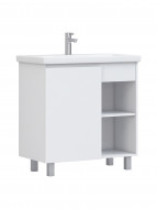 Тумба под раковину VIGO Milos 800-1-0 (Como) белый, поставляется в разобранном виде (318 белый)