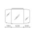 Pelipal Cassca Зеркальный шкаф с светодиодной подсветкой 120х67х17см, цвет белый глянц