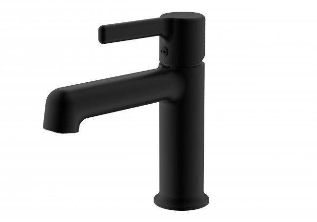 Смеситель для раковины VODA "Column Black" (CLM26MB)