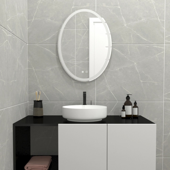 Зеркало MIXLINE "Италия - VOICE" 570*770 (ШВ) сенсорный выключатель, управление голосом, подогрев (555672) Зеркало MIXLINE "Италия - VOICE" 570*770 (ШВ) сенсорный выключатель, управление голосом, подогрев (555672)