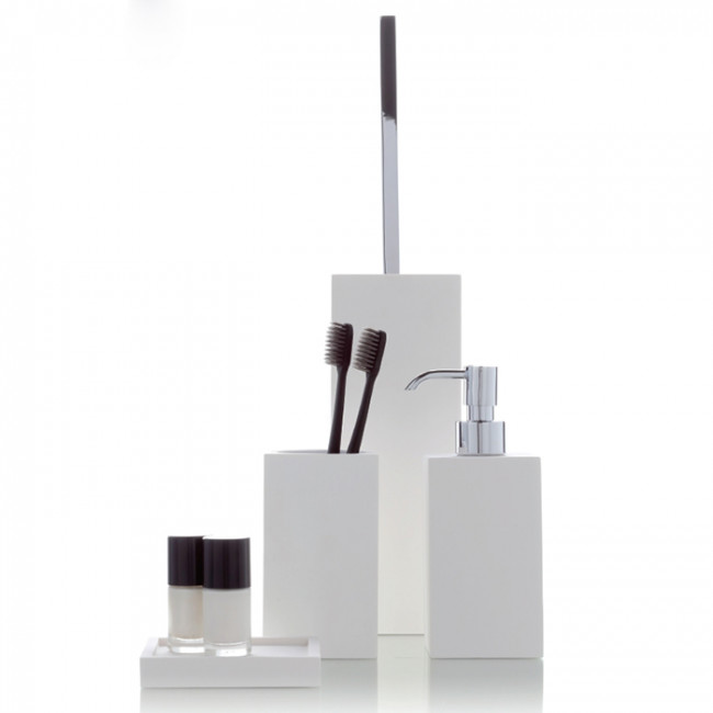 Bertocci Settecento Дозатор подвесной, цвет: белый матовый композит/хром Bertocci Settecento Дозатор подвесной, цвет: белый матовый композит/хром