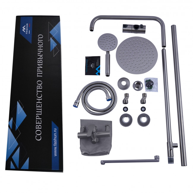 Душевая система FASHUN с тропическим и ручным душем (A52401C)