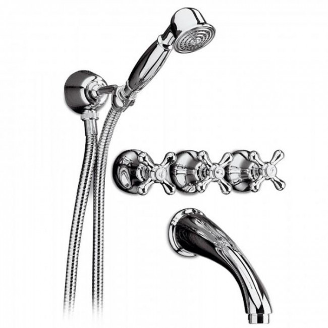 Смеситель для ванны Bongio Axel, цвет: хром 15530CR0D