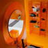 Laufen Kartell Зеркало круглое d=78см, настенное, без подсветки, цвет: оранжевый