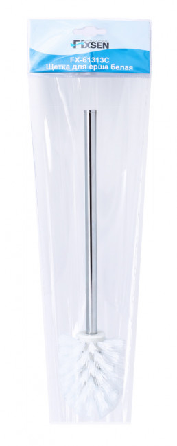 Щетка для ерша FIXSEN Kvadro с ручкой белая (FX-61313C) Щетка для ерша FIXSEN Kvadro с ручкой белая (FX-61313C)