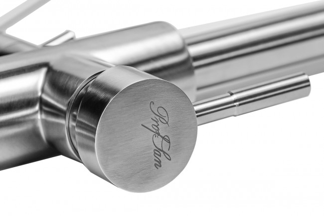 Смеситель для кухни ПСМ-ПРОФСАН PSM-300-11 STEELс подключением фильтра тип См-МОЦБА