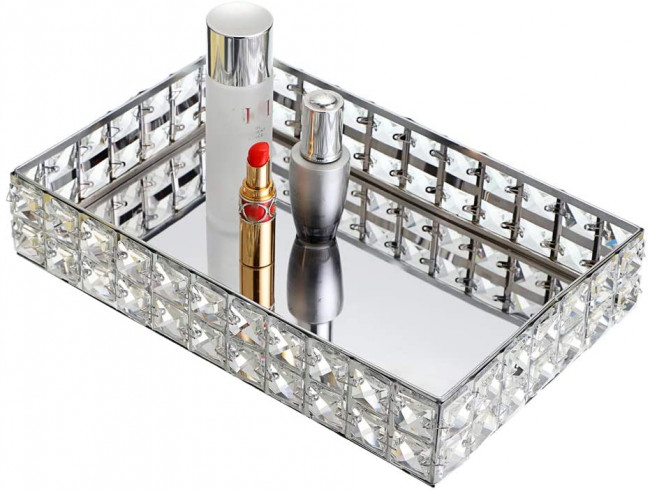 Подставка для предметов 41 см Kassatex Crystal Silver CRY-TR-SLV