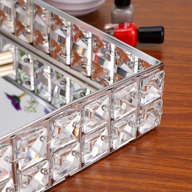 Подставка для предметов 41 см Kassatex Crystal Silver CRY-TR-SLV